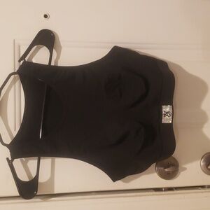 NWT Victoria's Secret Shine Patch Cotton High-Neck Racerback Bralette.